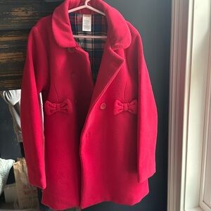 Red Pea Coat